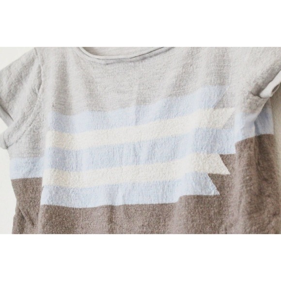 Pendleton Womens Size Relaxed XS Shirt Merino Wool Aztec Southwest Short Sleeve - Picture 3 of 4